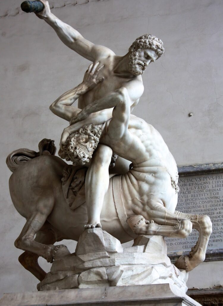 Piazza della Signoria, Hercules en de Centaur Nessus, Giambologna