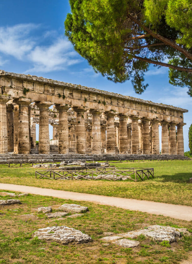 Paestum in Zuid-Italië