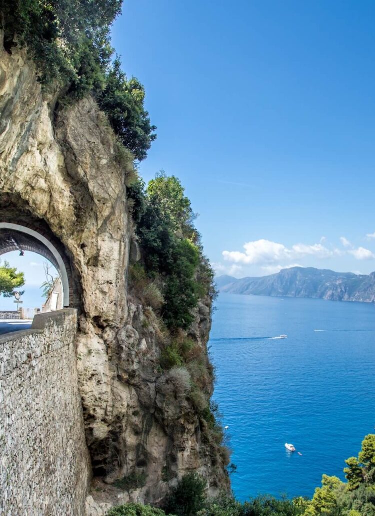 Amalfikust tijdens een flydrive vakantie in Italië