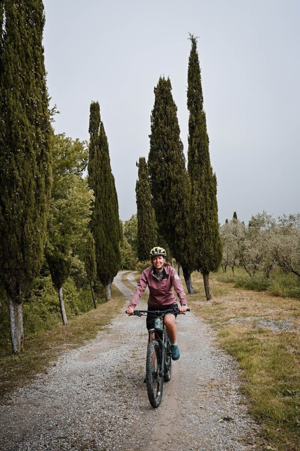 Via Francigena fietsroute in Val d'Orcia