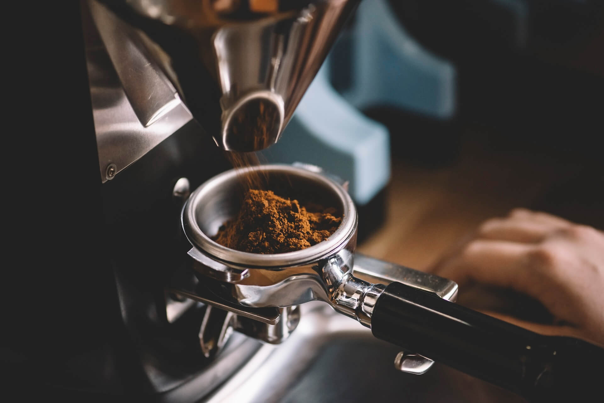 Espresso koffie bonenmaler