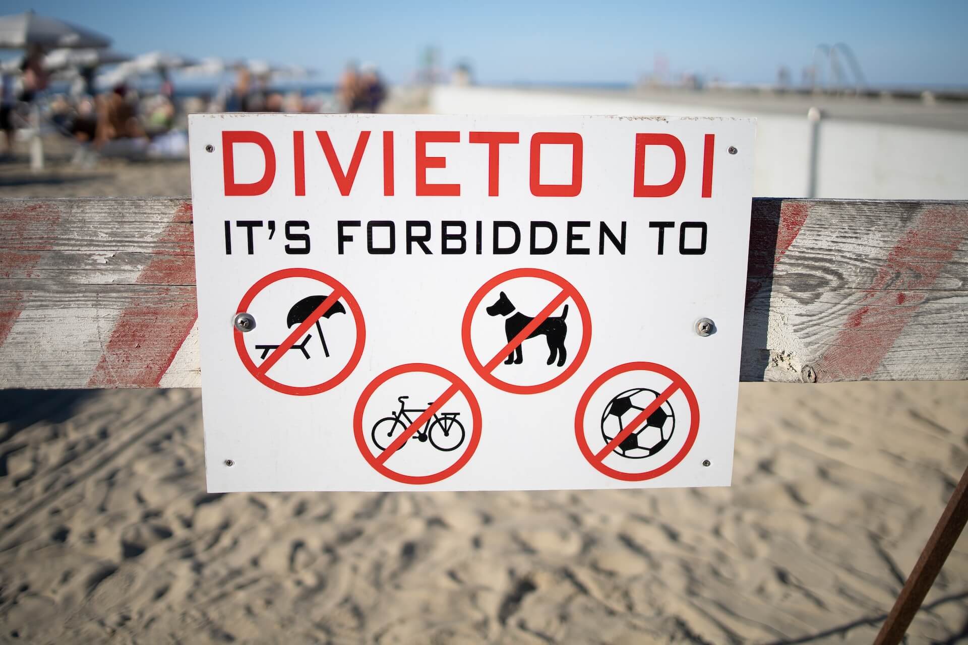 Veel Italiaanse stranden zijn verboden voor honden