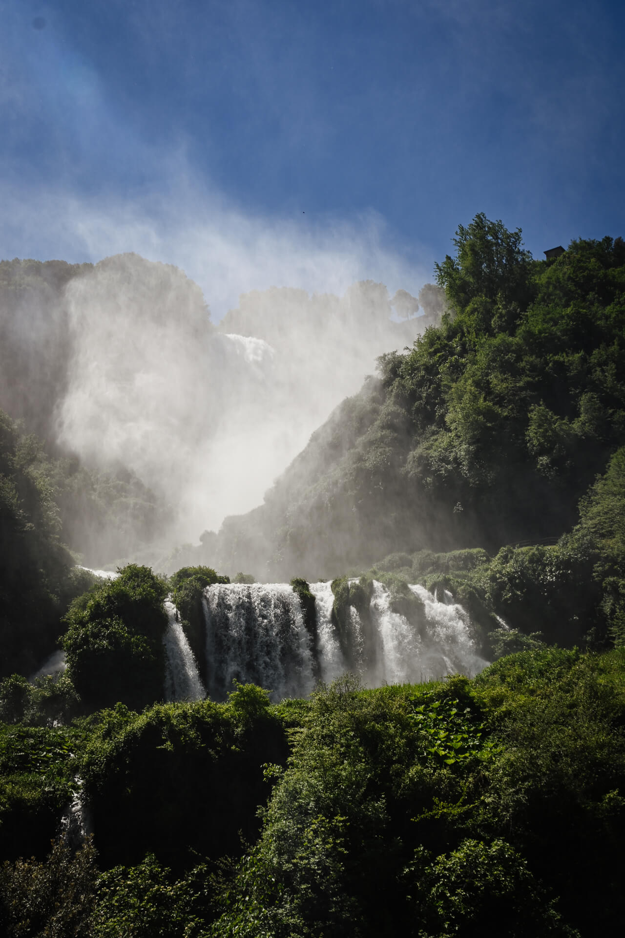 Cascata delle Marmore watervallen in Umbrië